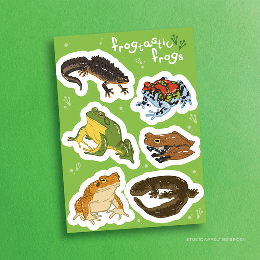 Sticker sheet | Cane toad and friends