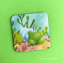 Load image into Gallery viewer, Floris the Frog | Hermite crab coaster
