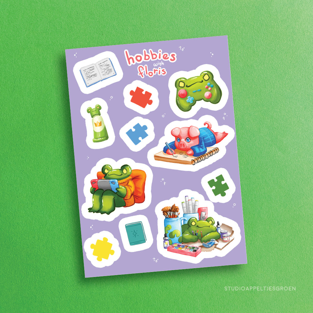 Sticker sheet | Hobbies with Floris