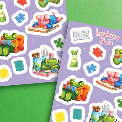 Sticker sheet | Hobbies with Floris