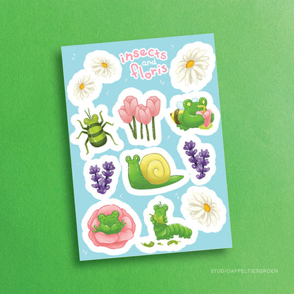 Sticker sheet | Insects with Floris