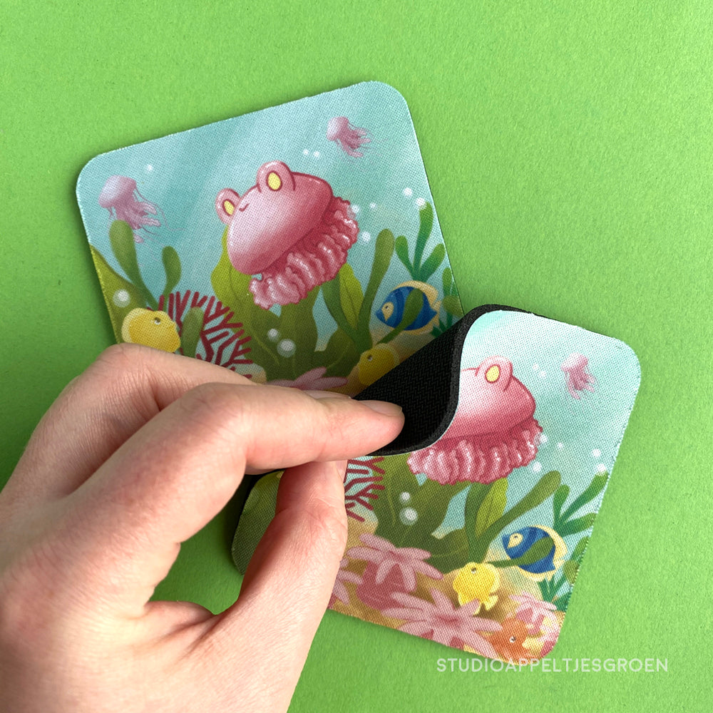 Coaster | Jellyfish frog