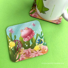 Load image into Gallery viewer, Floris the Frog | Jellyfish coaster

