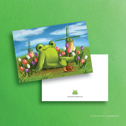 Postcard | Windmills