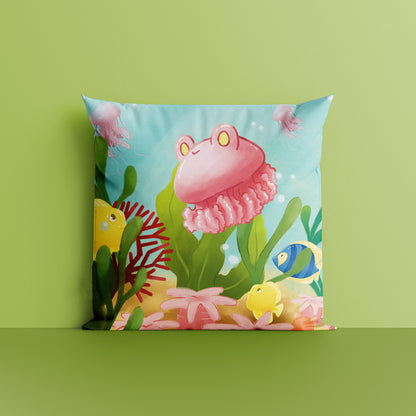 Pillow case | Jellyfish frog