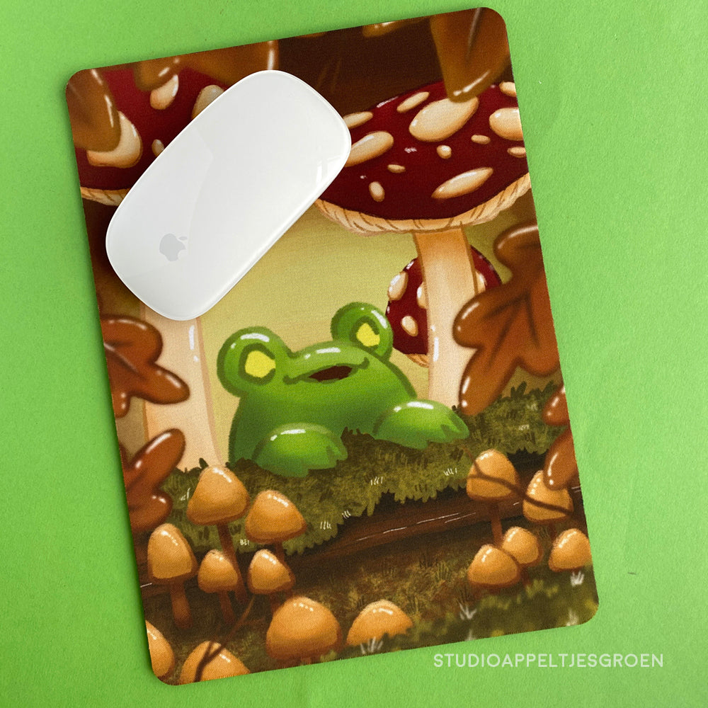 Mouse pad | Mushrooms frog