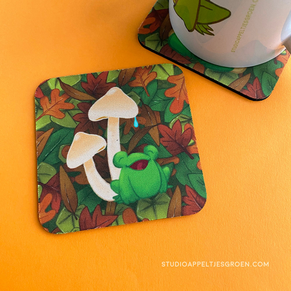Coaster | Mushrooms frog