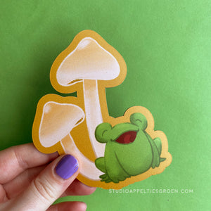 Floris the Frog | Mushrooms Magnet