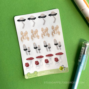 Stickers sheet | Mushrooms