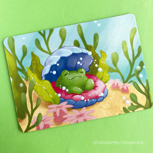 Mouse pad | Oyster frog