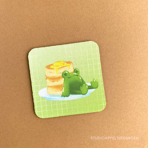 Floris the Frog | Pancakes coaster