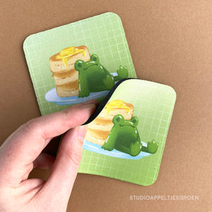 Coaster | Fluffy pancakes frog
