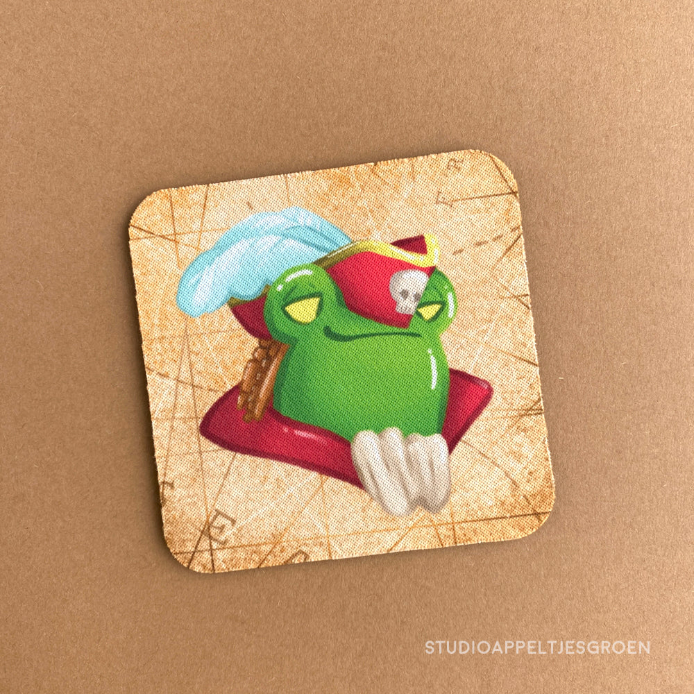 Coaster | Pirate captain frog