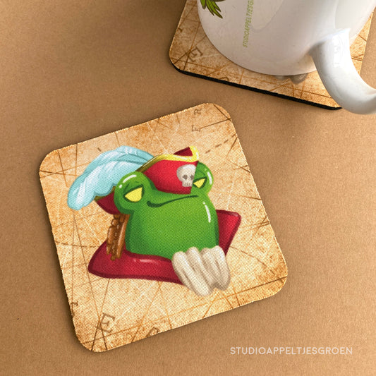 Coaster | Pirate captain frog