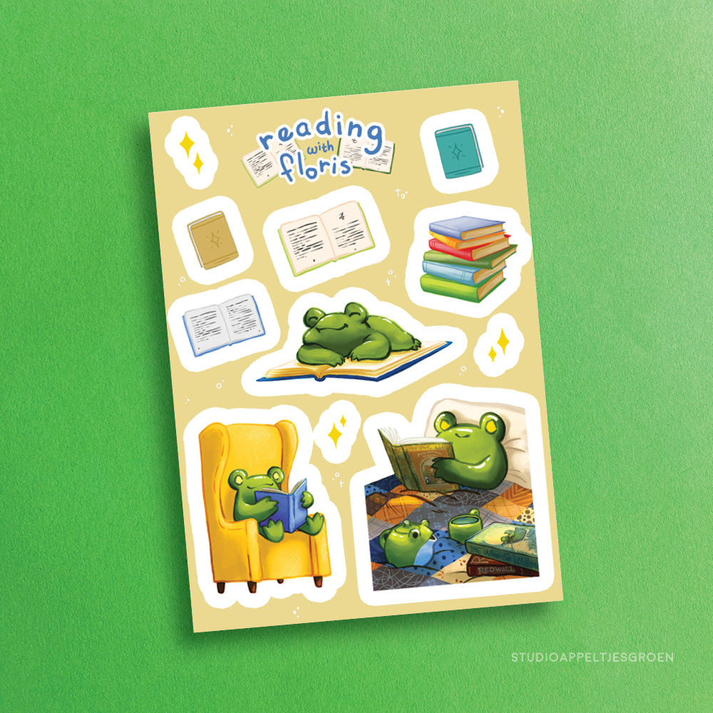 Sticker sheet | Reading with Floris