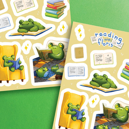 Sticker sheet | Reading with Floris