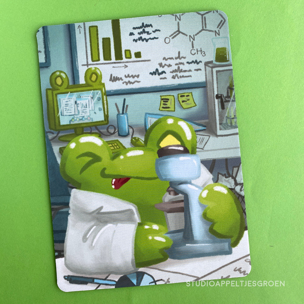 Floris the Frog | Science mouse pad