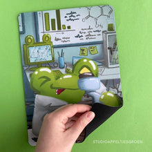 Load image into Gallery viewer, Floris the Frog | Science mouse pad
