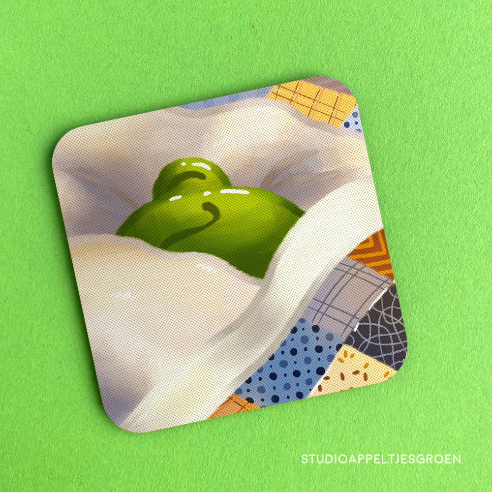 Coaster | Sleepy frog