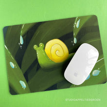 Load image into Gallery viewer, Floris the Frog | Snail mouse pad
