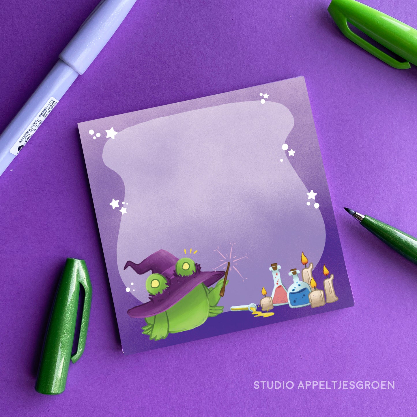 Notepad | Witch frog