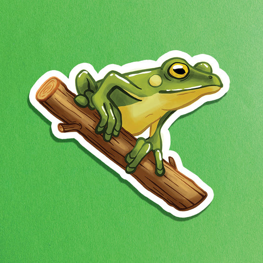 Vinyl sticker | Frog branch