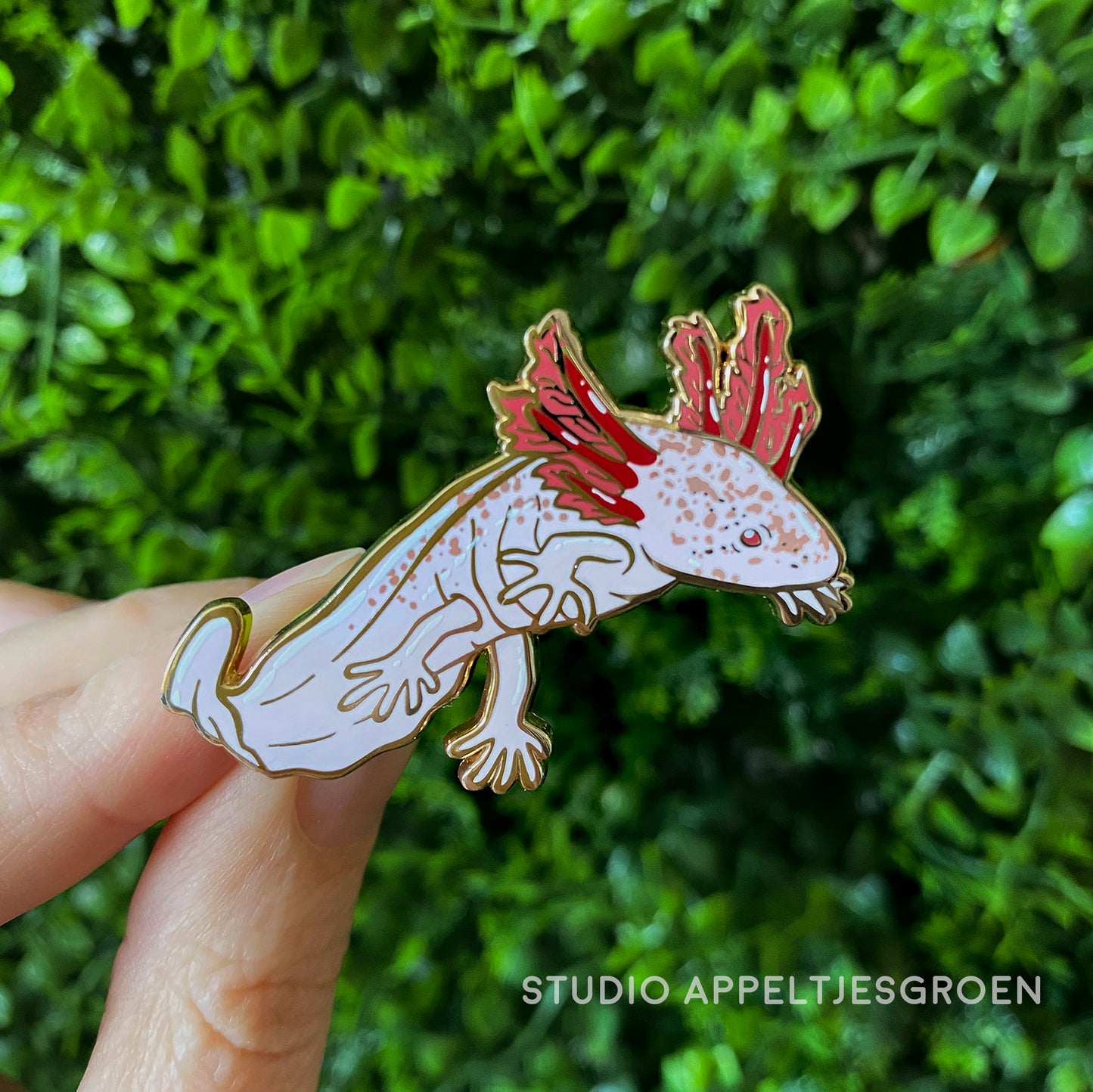 Enamel pin | Dirty Lucy Axelotl