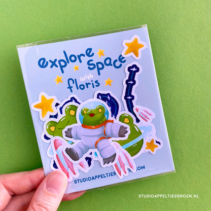 Sticker set | Explore space with Floris