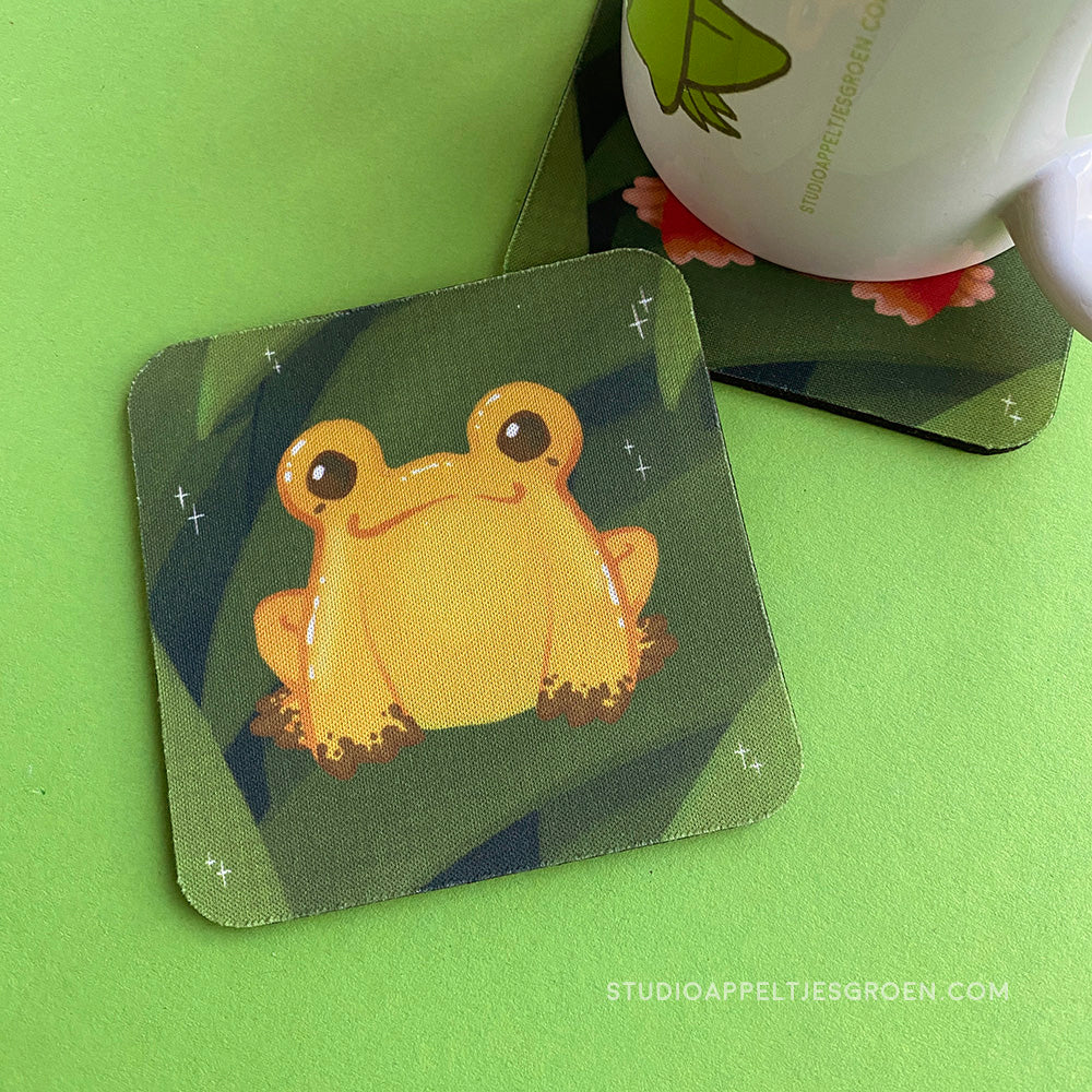 Coaster | Golden Frog