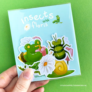 Sticker pack | Insects with Floris