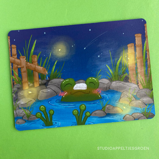 Mouse pad | Onsen frog