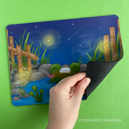 Mouse pad | Onsen frog