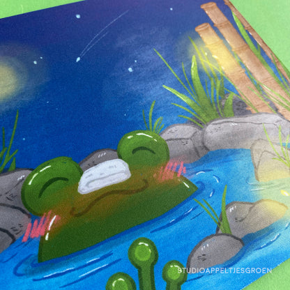 Mouse pad | Onsen frog