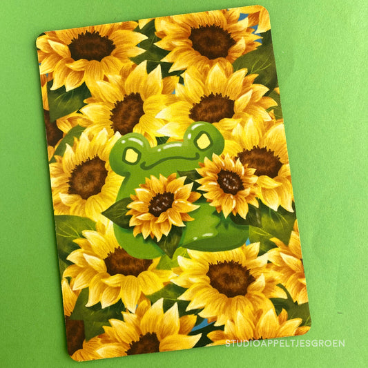Mouse pad | Sunflowers frog