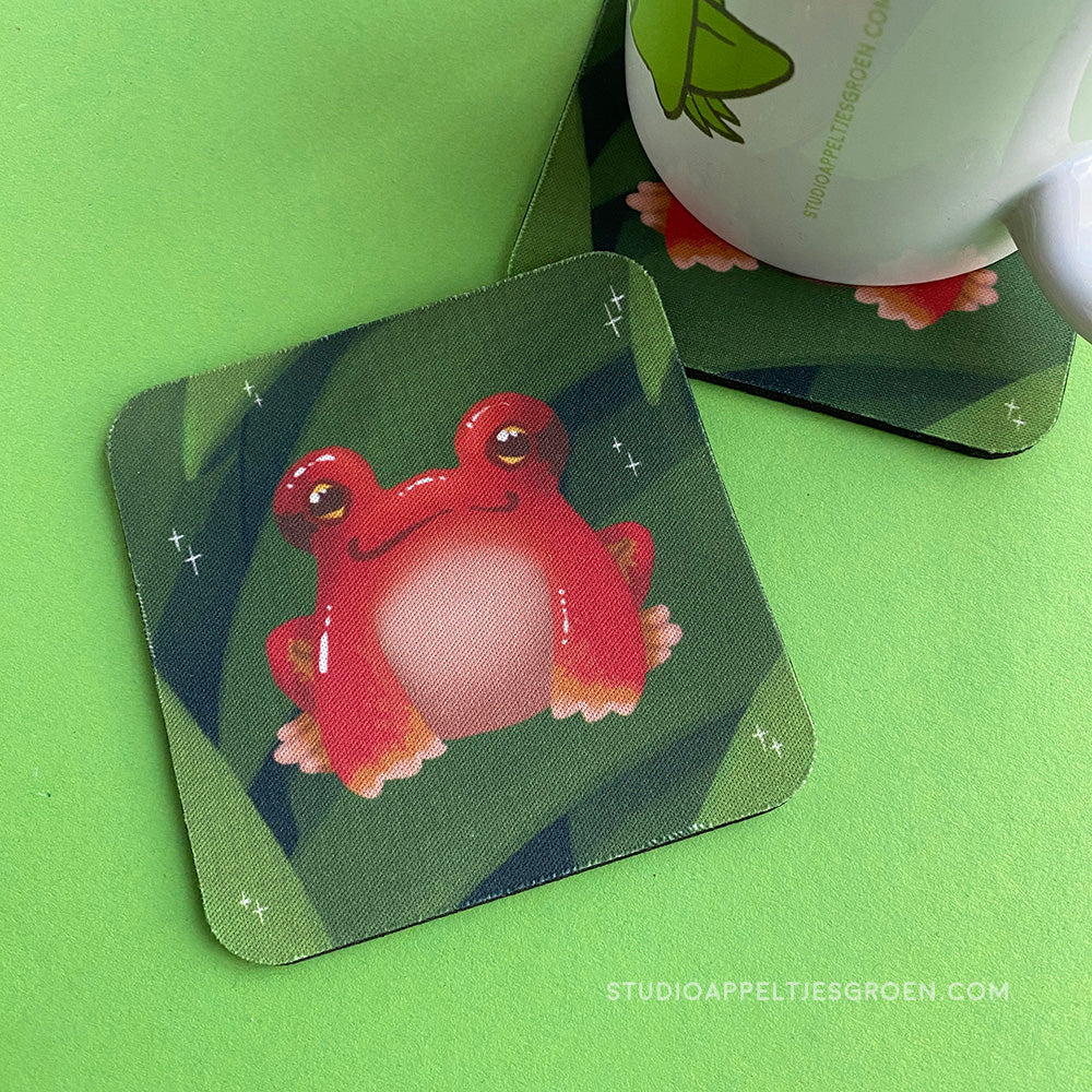 Coaster | Tomato Frog
