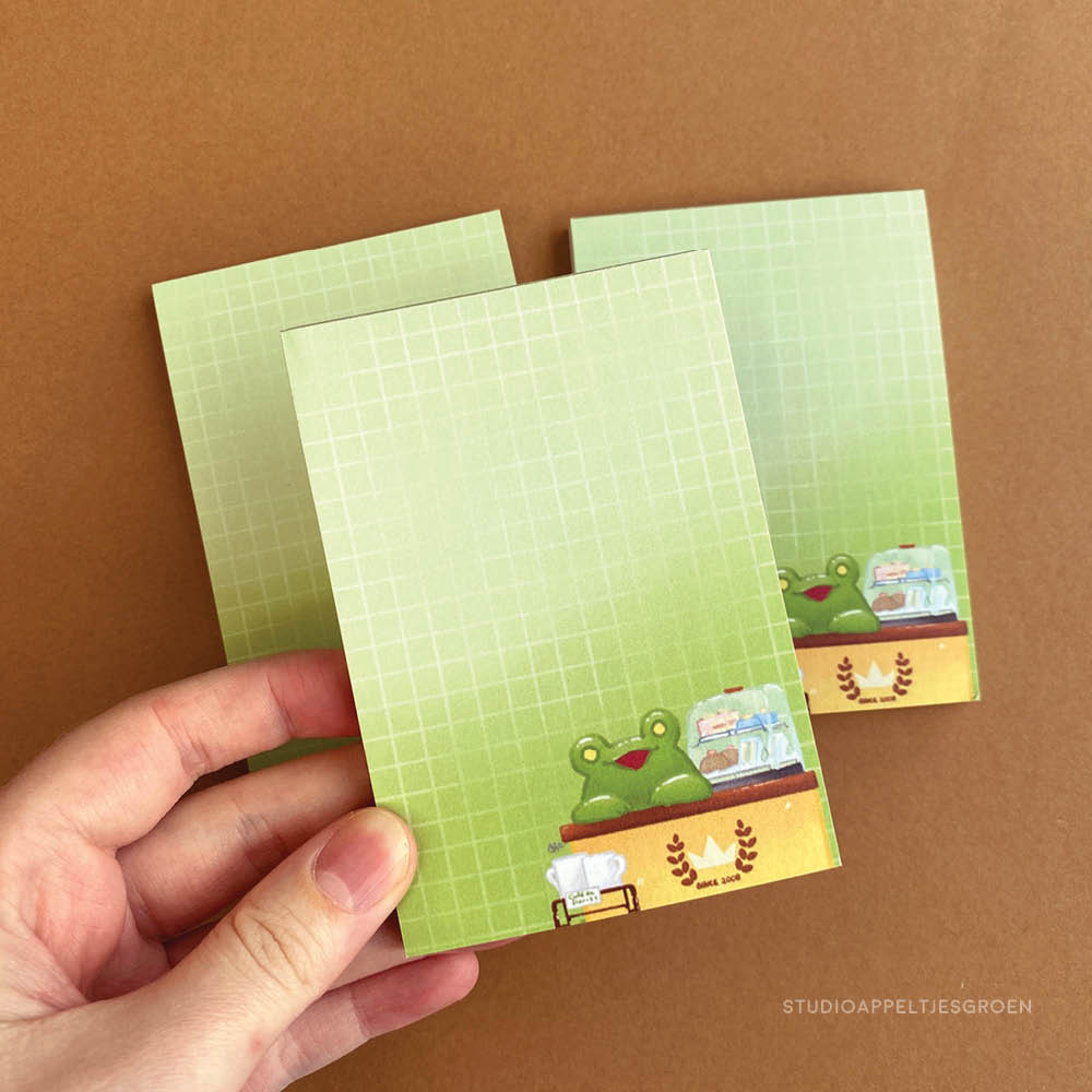 Notepad | Barista frog