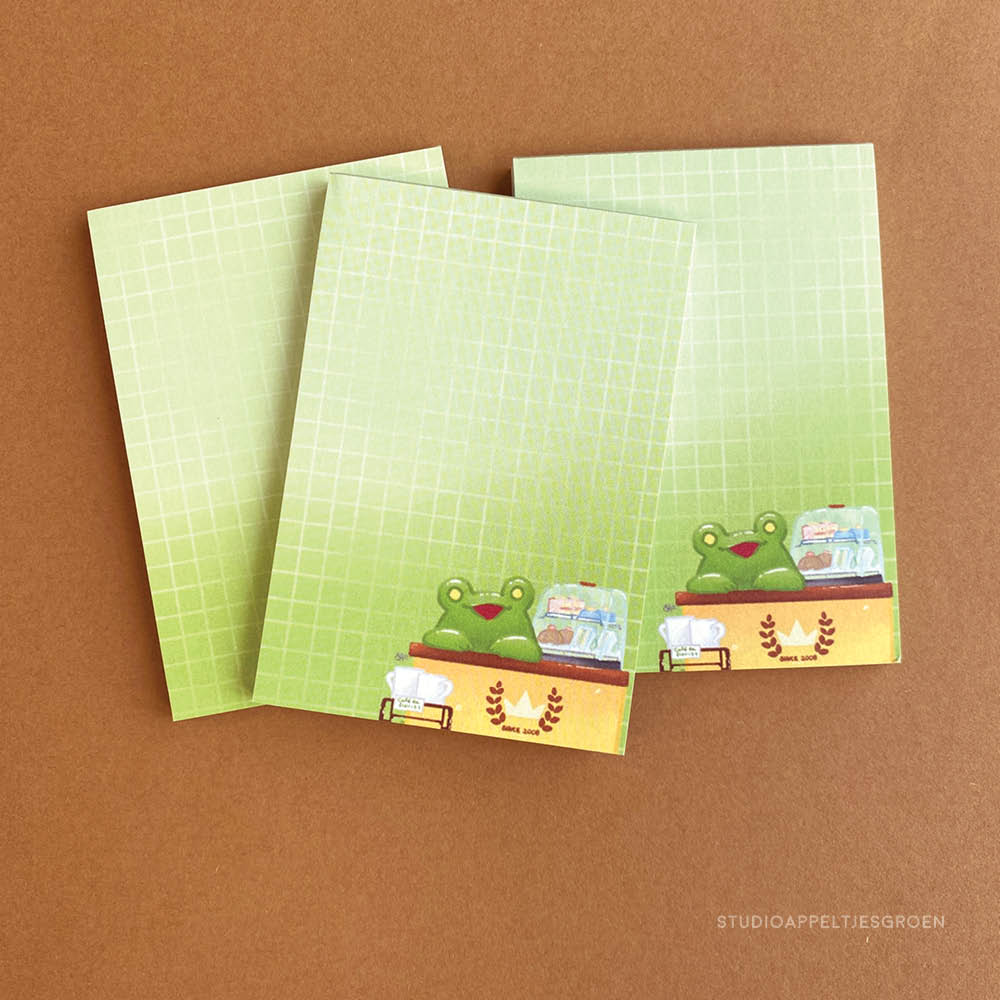 Notepad | Barista frog