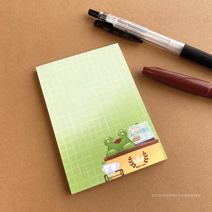 Notepad | Barista frog