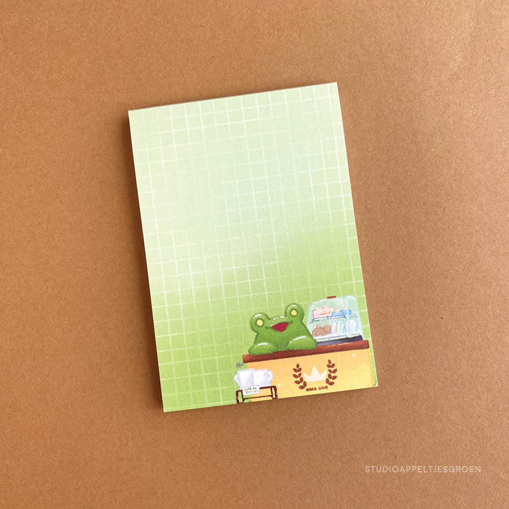 Notepad | Barista frog