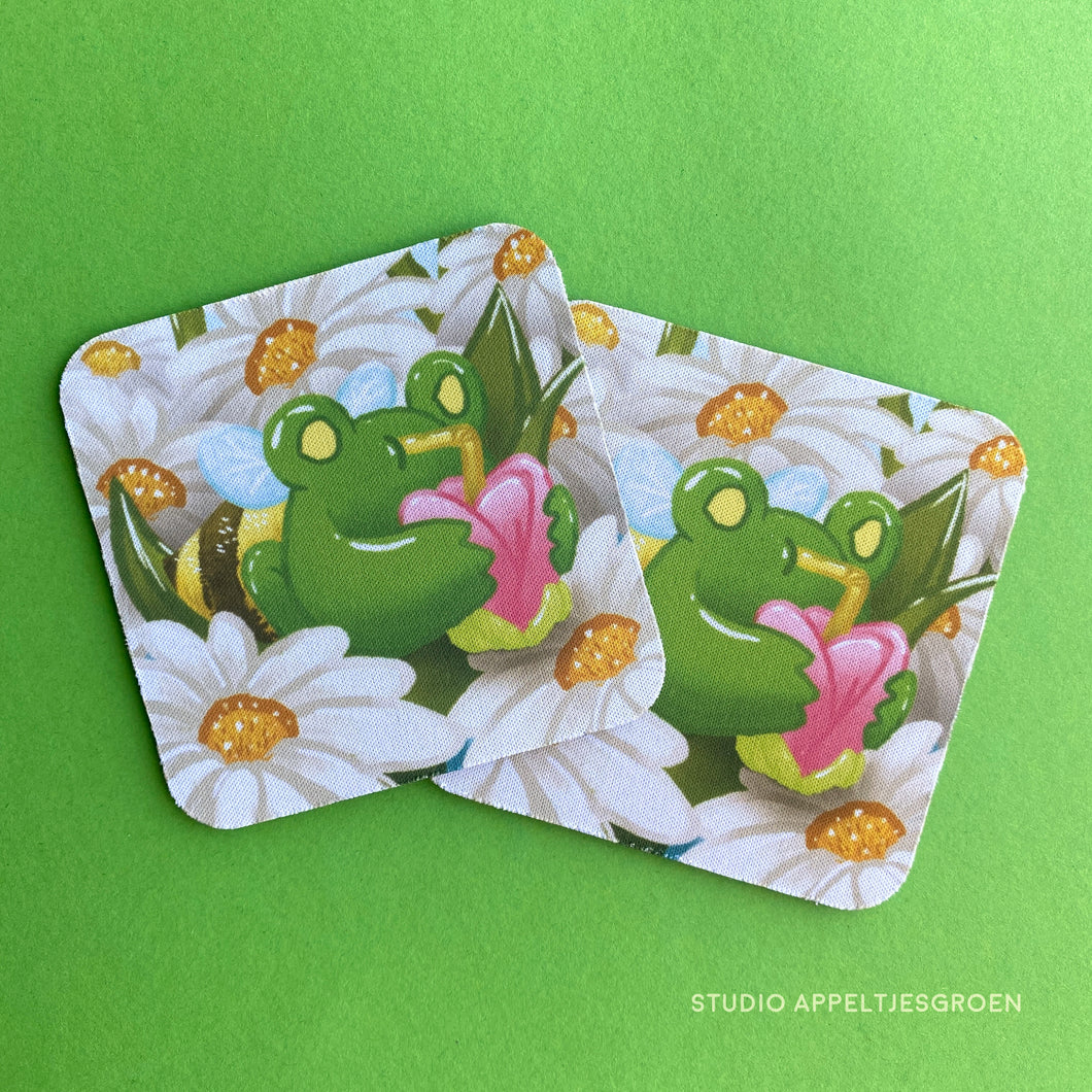 Floris the Frog | Bee Floris coaster