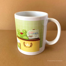 Load image into Gallery viewer, Floris the Frog | Cafe du Floris Mug
