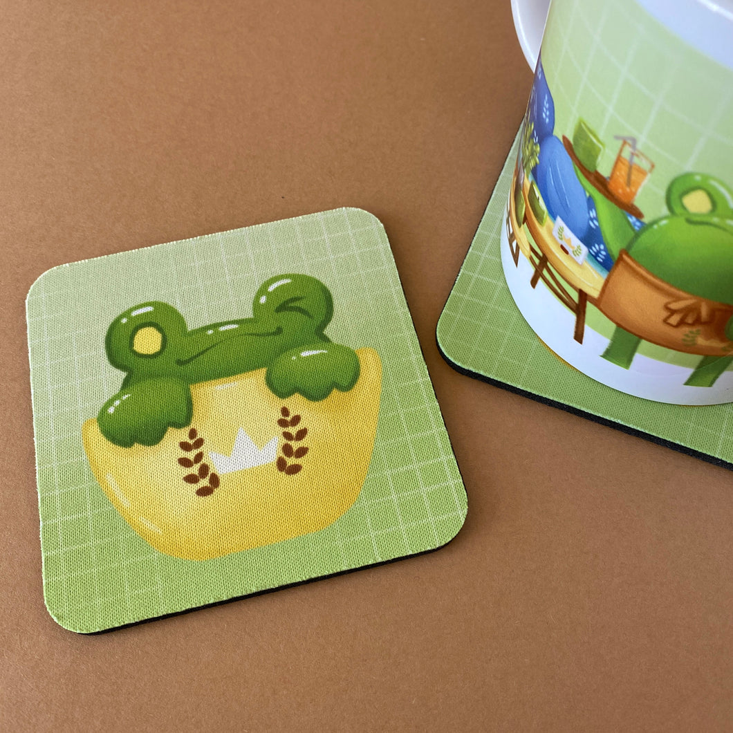 Floris the Frog | Cup of Floris coaster
