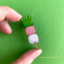 Load image into Gallery viewer, Floris the Frog | Dango wood pin
