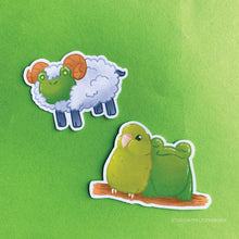 Load image into Gallery viewer, Frog Mail | Sheep and bird Sticker Flakes
