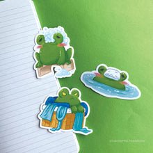 Load image into Gallery viewer, Frog Mail | Onsen Sticker flakes
