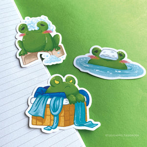 Frog Mail | Onsen Sticker flakes