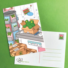 Load image into Gallery viewer, Frog Mail | Post office Postcard
