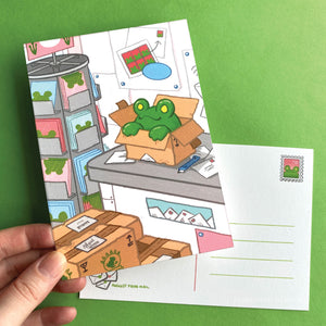 Frog Mail | Post office Postcard