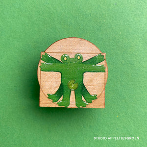 Frog Mail | Vitruvius Frog Wood pin