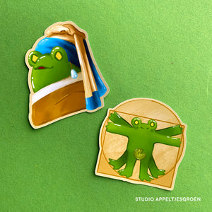 Frog Mail | Fine Art Sticker Flakes